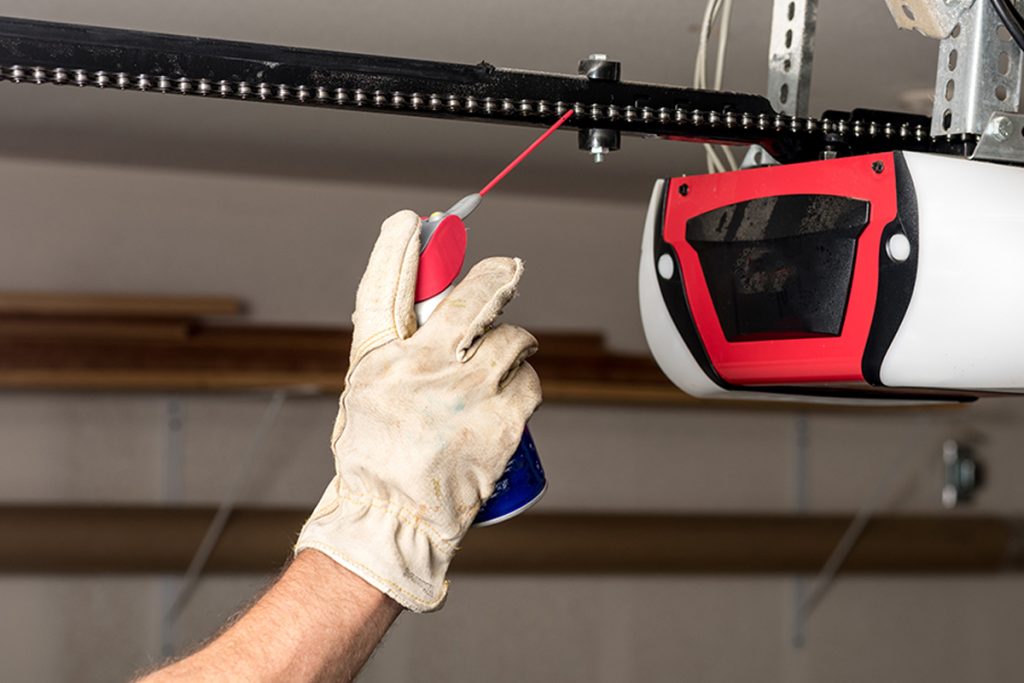 Garage door tune-up and maintenance service
